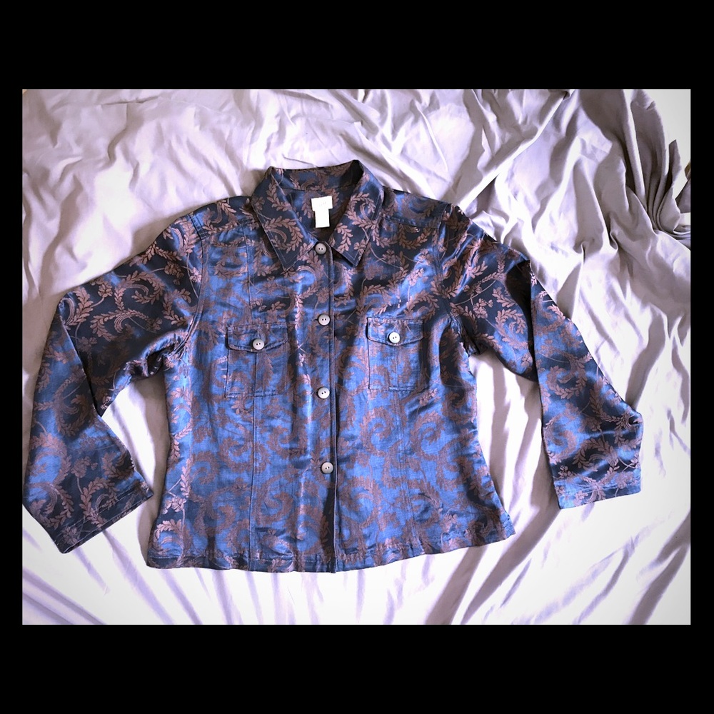 J Jill satin jacket